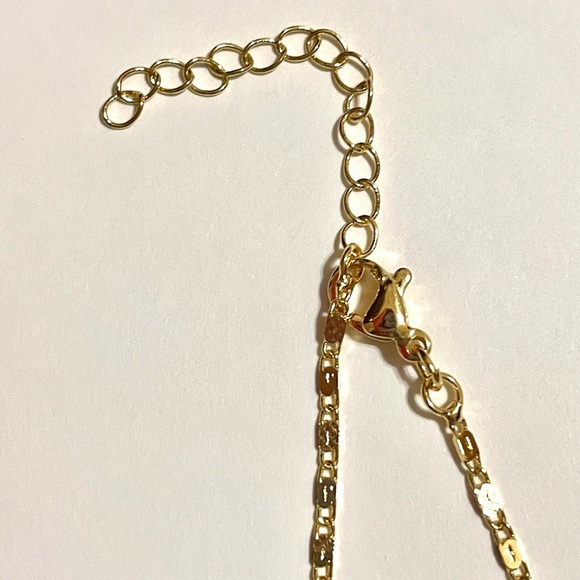 Resin Starry Teddy Bear Pendant Necklace - Picture 3 of 9